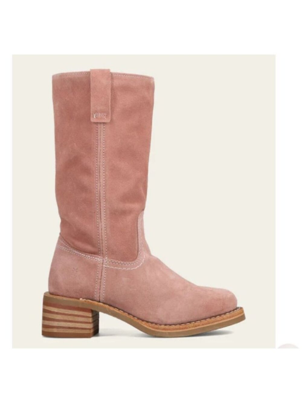 NEW Frye Campus Boots Suede Country Western Boho Chic Cottagecore Womens 8.5